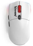 Monka Draadloze Gaming Muis Guru - trimode - 26000 dpi - Wit
