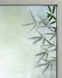 GARDINIA Statische raamfolie Line 25, lichtdoorlatend, op maat te snijden, 100% PVC, 45 x 150 cm, linnen-look, semi-transparant