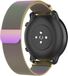 Strap-it Milanees bandje 20mm - Regenboog - Geschikt voor Active / Active2 - 40 & 44mm/ Galaxy Watch - / Venu - SQ - Amazfit GTS / Bip - Smartwatch horlogeband