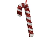 Decoris Zuurstok mousse l2.5l8h20.5 cm rouge/blanc