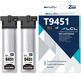 Epson Cartouches couleur, 2x 90 ml, noir, pour WF-C5210/5290/5710/5790