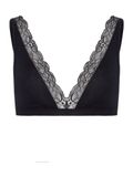 Hanro Cotton Lace bh Zachte cup Zwart