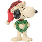Peanuts Die Peanuts Verzamelfiguren - Snoopy with Heart Wreath Mini - meerkleurig