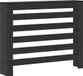 VidaXL Radiatorafdekking zwart eiken 104 x 20 x 82 cm bewerkt hout