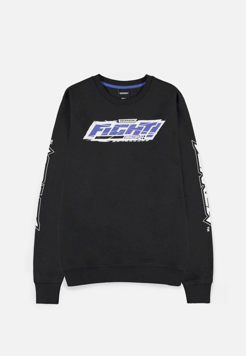 Difuzed Tekken Sweater/trui -M- FIGHT! Zwart