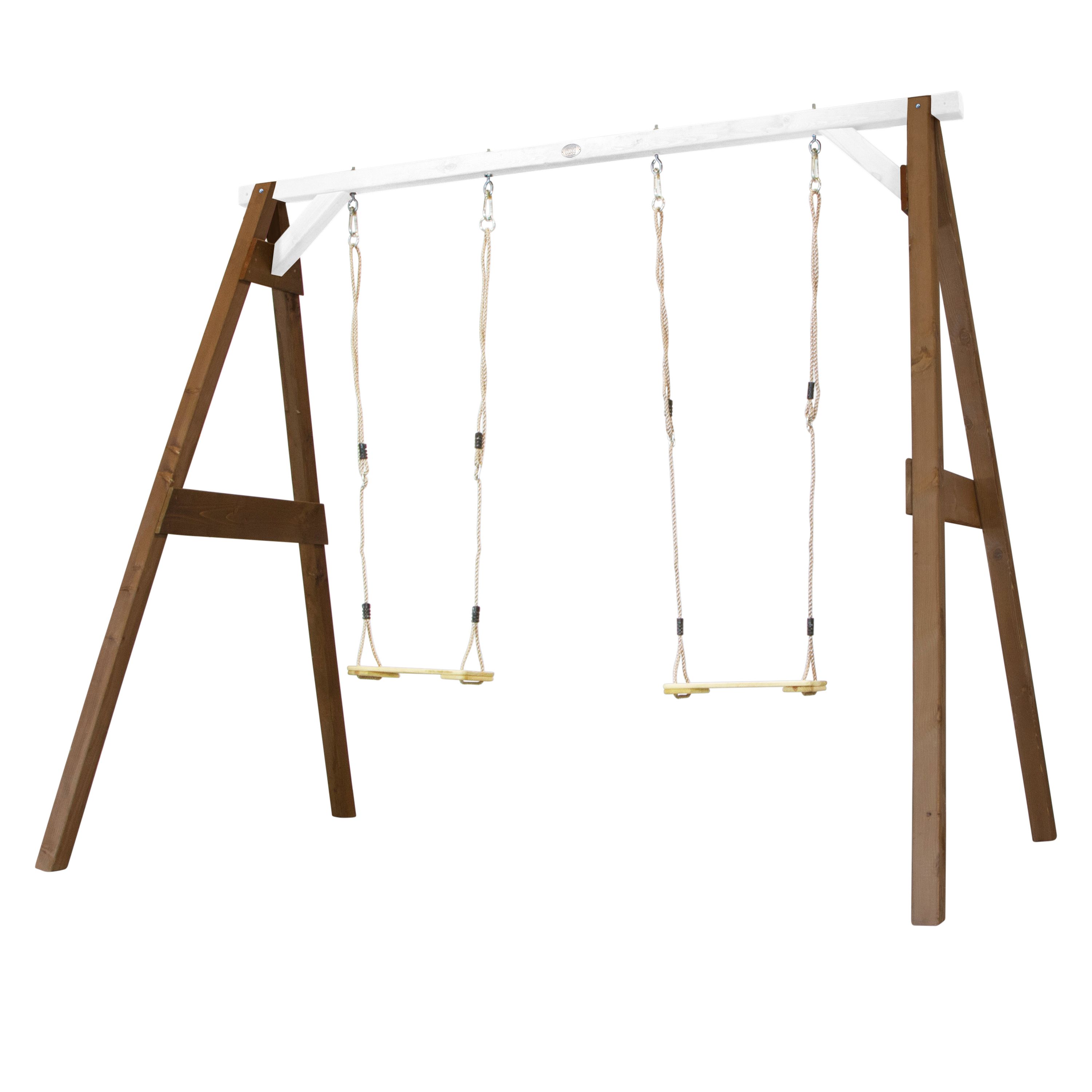 AXI 4-in-1 SportsFun - Bruin/Wit - Hout - 207x254x160cm - Vanaf 3 jaar