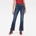 G-Star Midge Bootcut Wmn Dames Jeans 25/34 Katoen Polyester Elastaan dk aged