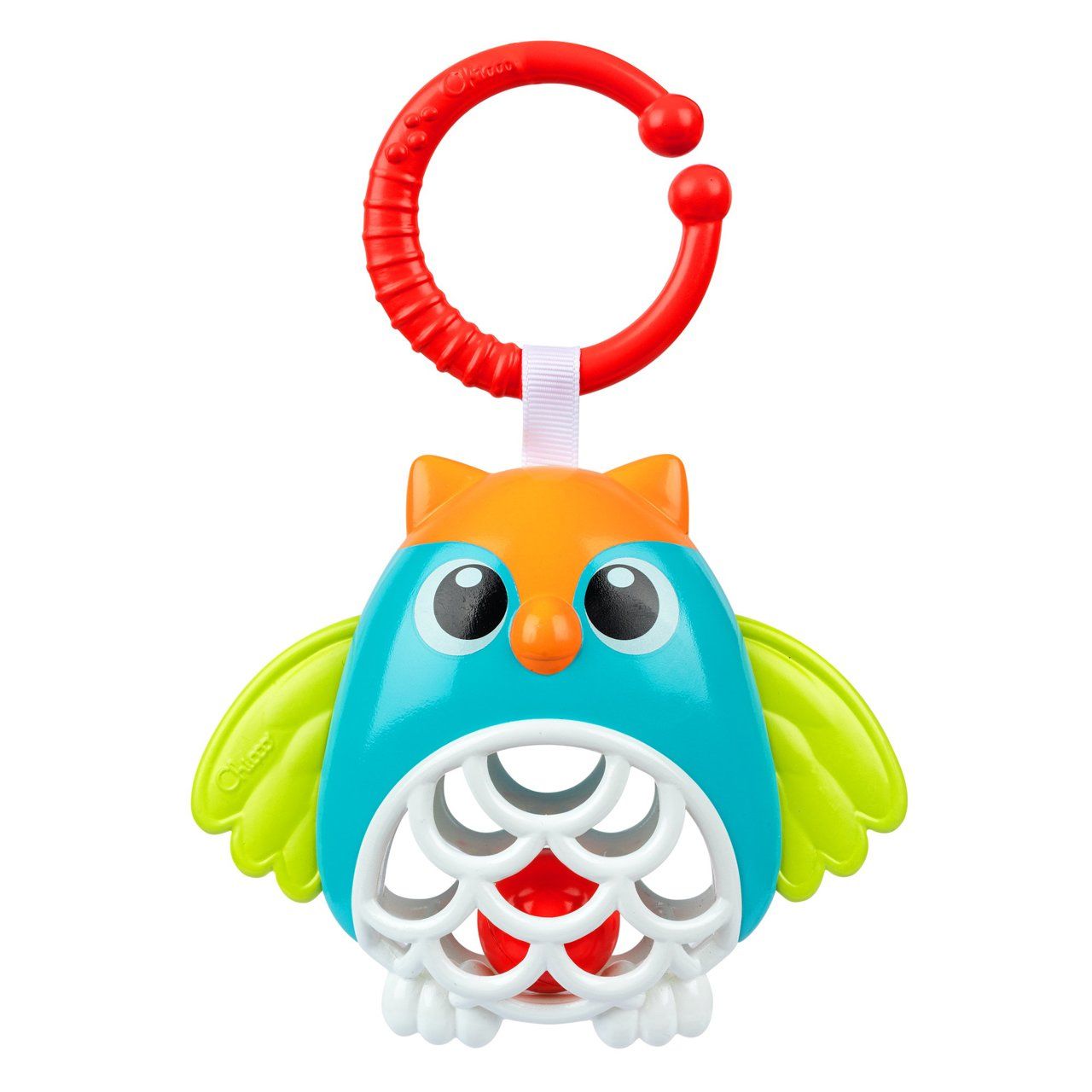 Chicco Owl Rattle rammelaar Meerkleurig