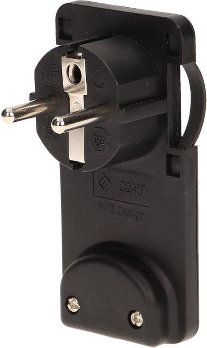 ABC-LED Platte stekker - 230V - 90 graden