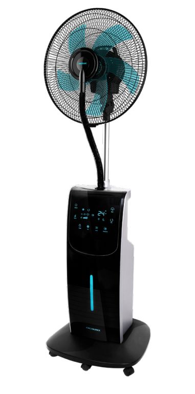 Cecotec EnergySilence 790 FreshEssence Ionic - Zwarte Vloerventilator met Timer en Afstandsbediening