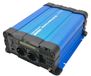 solartronics Spanningsomvormer FS2000D 24V 2000/4000 Watt Pure Sinus BLAUW m. Display FS Serie LiFePO4 / lithium, lood-, gel of AGM-batterij compatibel inverter omvormer