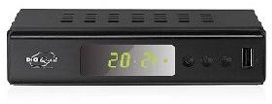 Digiquest Twin Tuner Small Edition, Ethernet (RJ-45), Terrestrial, Full HD, DVB-T2, Zwart