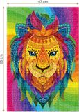 Roovi Puzzle Lion abstrait - 1000 pièces puzzle