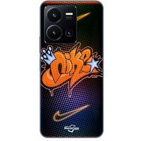 Nike Hoesje voor Vivo Y35 4G Just Do It Oranje