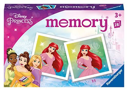 Ravensburger - Educatief spel - memory® - Disney Princesses - Een eerste educatief spel dat observatie, associatie en geheugen combineert - Vanaf 3 jaar - 20978
