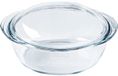 Pyrex Essentials Ovenschaal Rond met Deksel 2,4 liter - Borosilicaatglas - Transparant