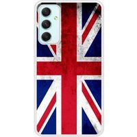 Samsung Galaxy A34 Drapeau angleterre Verstevigd hoesje met sublimatie bedrukking