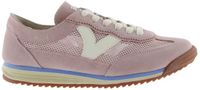 Victoria Saturno Schoenen dames, Lage sneakers, Leer, Textiel, Nubuck, Synthetisch, Rubber, EVA, Roze, Naakt, Maat 37