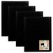 eco-eco A5 100% Gerecycled 20 Zakken Zwart Flexibele Cover Portfolio Boek Folder Display Boek, eco015x4