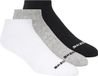 Skechers 3pk Unisex Non Terry No Show Sokken Wit Maat 39-42