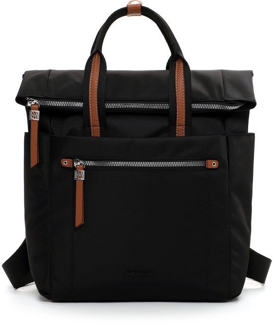 EMILY & NOAH Rugzak E&N Esther (65148) - Dames Rugzakken - black 100
