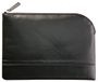 RHODIA 116623C - Etui met Ritssluiting in Imitatieleer - Zwart - Maat M (16 x 22 cm)