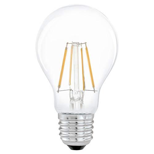 EGLO LED E27 klassieke lamp retrolamp 4 Watt (vervangt 32 Watt), 350 lumen, warm wit, 2700 K, Edison A60, Ø 6 cm