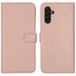 Selencia Echt Lederen Bookcase voor Samsung Galaxy A13 (5G) / A04s - Dusty Pink - Roze