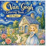 Van Gogh Coloring Book: Cozy Cottage Gardens
