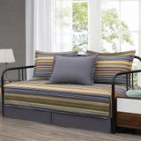 Chezmoi Collection Avery Color Quilt Set, Katoen, Multi, Groen, Daybed