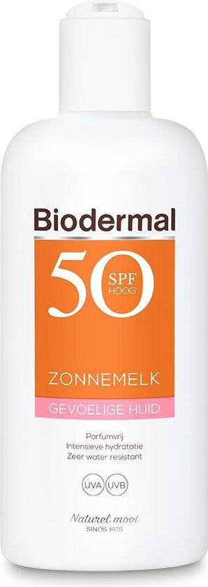 Biodermal Zonnemelk Gevoelige Huid SPF50