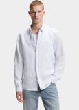 Hugo Boss BOSS Black Casual hemd lange mouw Blauw