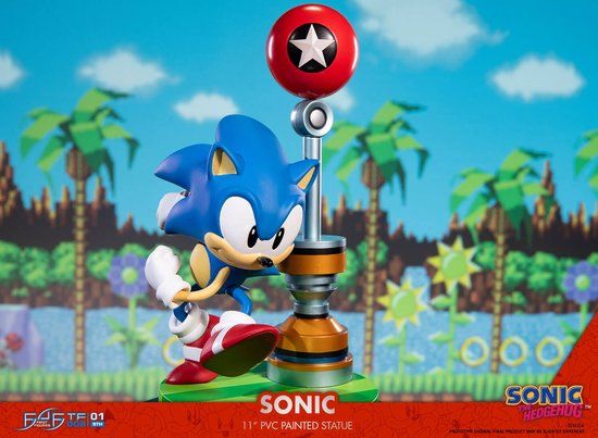 First 4 Figures Sonic the Hedgehog PVC Statue - Sonic - 28cm