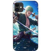 Maniacase iPhone 12 mini hoesje One Piece Roronoa Zoro zwaard manga anime