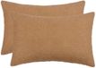 vidaXL - Kussensloop - 2 - pcs - HEERLEN - Beige - 40 - x - 60 - cm - Bouclé