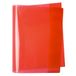 JOLLY Jollycover Quartt, rood, 10 stuks, extra sterk, kindervast, met ultrasoon gelast, 160 µm polypropyleen, milieuvriendelijk, voor schoolschriften en boeken