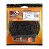 Gevlochten FOREVER Gevlochten afdichting zwart 2,5m D10+lijm 17 ml