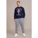 Gold's Gym Muscle Joe Sweatshirt Navy Größe: M