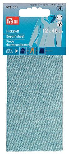 Prym Denim Repair Sheet - Light Blue - 12 x 45 cm