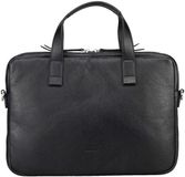 JOST Leren Laptoptas Schoudertas Vika Laptop Case 14" Black
