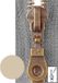 Opti Prym Ritssluiting Metaal 6mm Antiek Messing Deelbaar Zand #849 55 cm