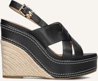 Michael Kors Nora Wedge Sandalen - Dames - Zwart - Maat 39