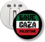 Merkloos / Sans marque KadoExpress Button Met Clip - Save Gaza Palestine