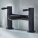 Hudson Reed Nox Robinet mitigeur remplisseur baignoire - Noir - Moderne