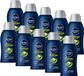 NIVEA MEN Gel douche énergie homme - Gel douche 3-en-1 avec extrait de menthe - Miniatures de vacances - Shampooing format voyage - 10 x 50ml