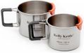 Kelly Kettle Camping Cup Set Grijs 2 Stuks