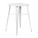 Flash Meubels 23.75'' Vierkant Metaal Binnen-Outdoor Bar Hoogte Tafel