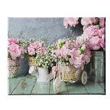 Homemania Afbeelding bloemen natuur en landschappen voor woonkamer, slaapkamer, meerkleurig, 45 x 3 x 70 cm, polyester, hout
