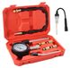 Compressiemeter Compressietester - Set 9-delig - 0-20 bar - 4 adapters M10 M12 M14 M18