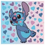 Stitch Disney Stitch Let Your Heart be Light - Muursticker - 33x33 cm